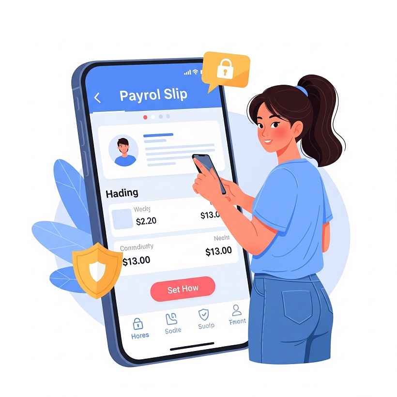 دریافت فیش حقوقی با موبایل و صدور فیش حقوقی آنلاین