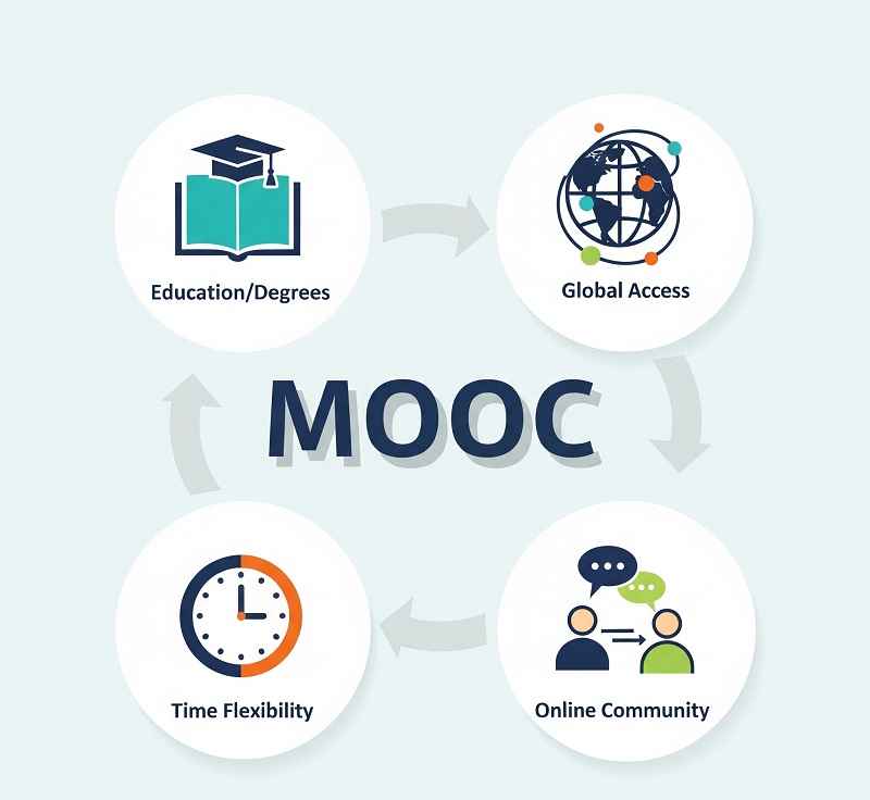 تصویر گرافیکی  MOOC