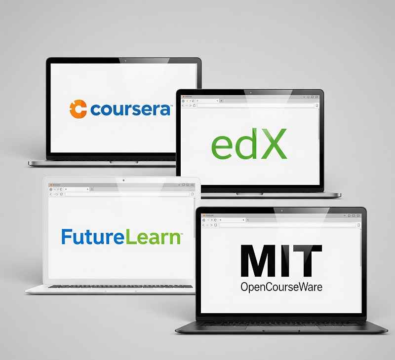 تصویر لوگوی پلتفرم‌های MOOC