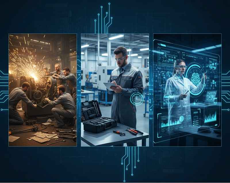 تکامل نگهداری و تعمیرات: از رویکرد واکنشگرا تا مدیریت هوشمند با نرمافزار CMMS