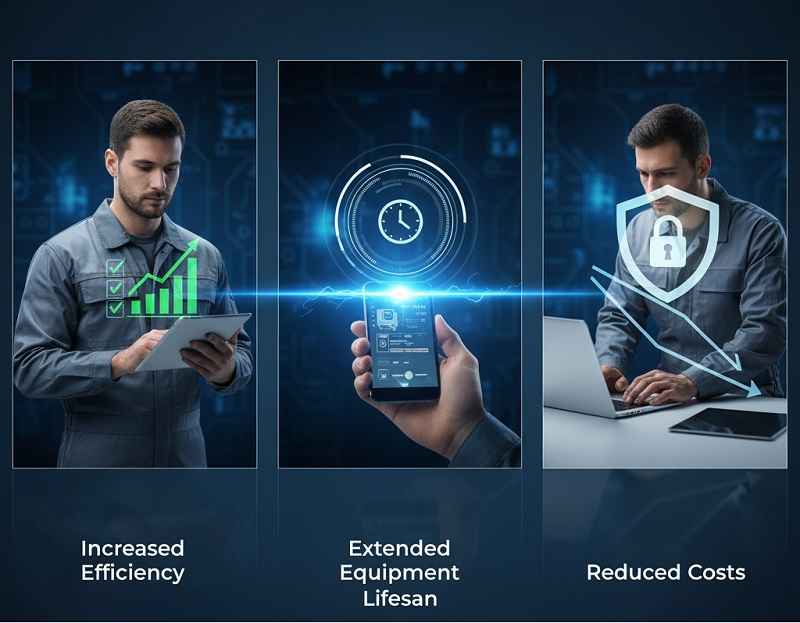 مزایای کلیدی نرمافزار نگهداری و تعمیرات: بهرهوری بالاتر، عمر طولانیتر تجهیزات و کاهش هزینهها