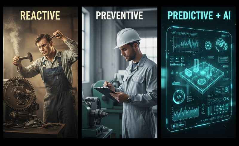 تکامل نگهداری: از چکش تا هوش مصنوعی