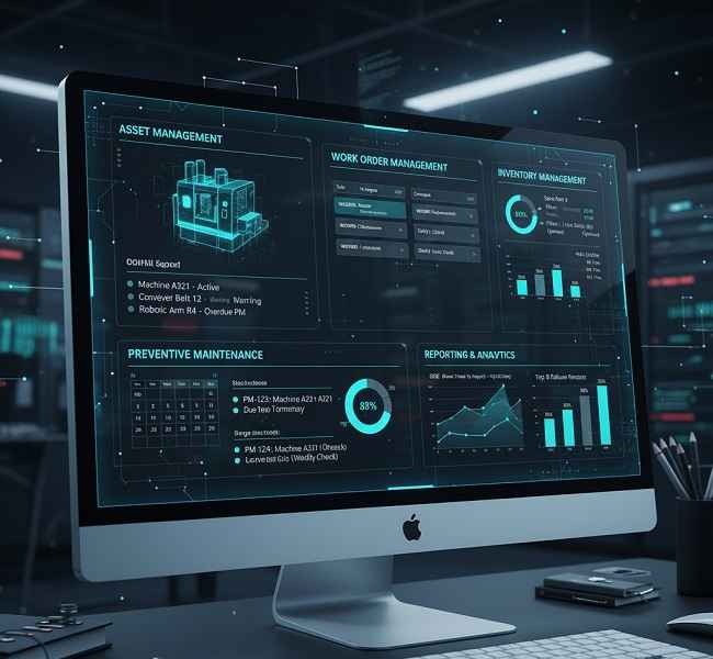 داشبورد CMMS: مدیریت جامع عملیات