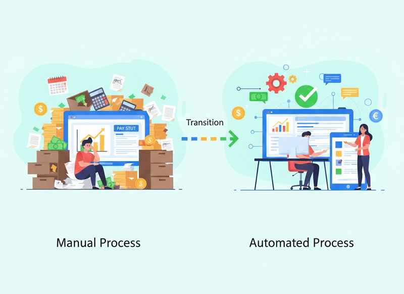تغییر از فرآیند دستی به اتوماسیون (Transition from Manual to Automated Process)