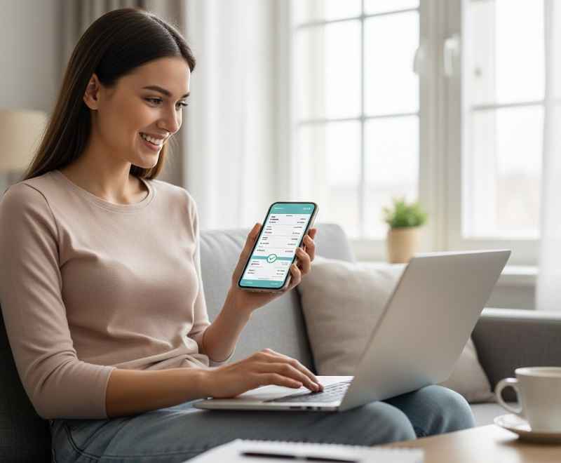 دریافت فیش حقوقی با موبایل توسط کارمند دورکار