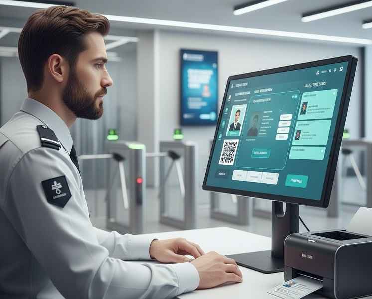 داشبورد مدیریت تردد مهمانان و ثبت اطلاعات ورودی 