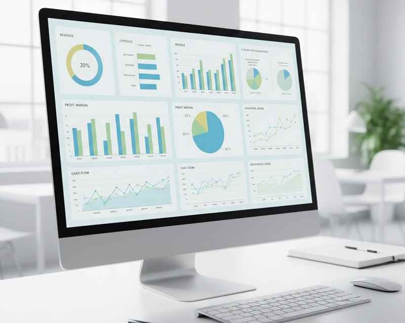 داشبورد مدیریتی و گزارش‌های مالی در سامانه فیش حقوقی 