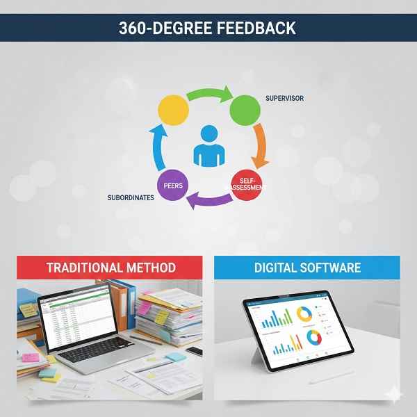 مدل بازخورد 360 درجه و تفاوت سیستمهای سنتی و دیجیتال
