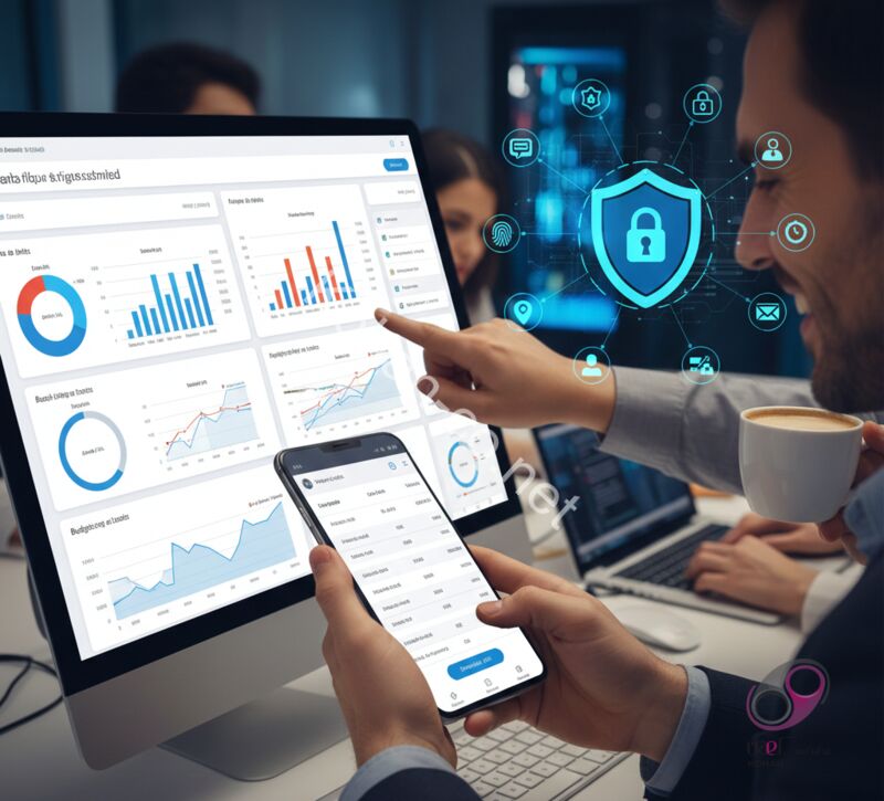 تحلیل مالی و نمودارهای حقوق و دستمزد در اپلیکیشن فیش حقوقی